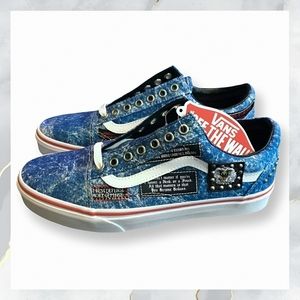 NWT! Vans Old Skool Shoes / Sneakers COBRA KAI MULTI Denim Look Blue Unisex